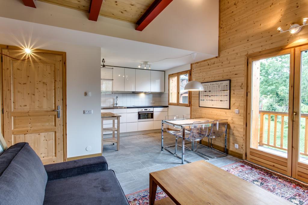 Apartment Chalet Des Granges Les Houches Ruang foto